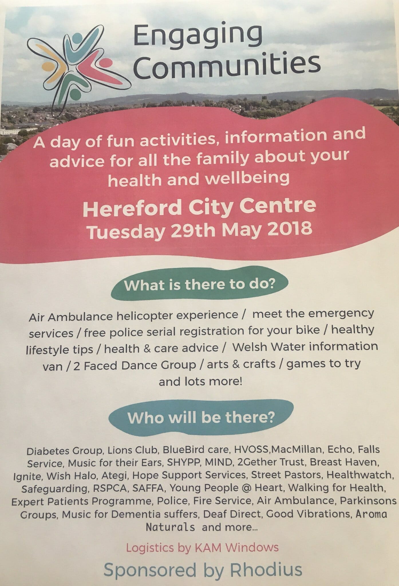 Engaging Communities Event in Hereford tomorrow