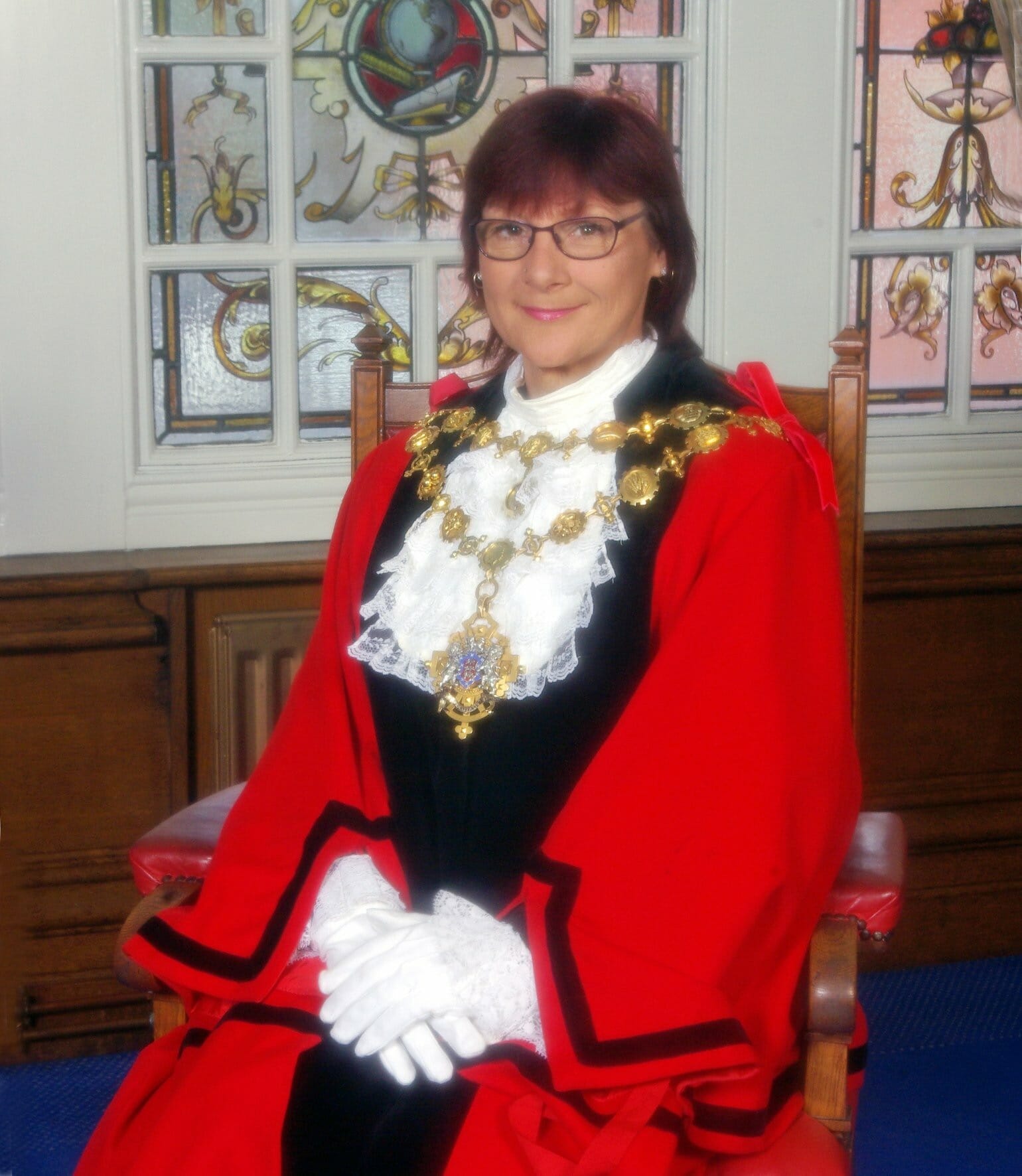 Former Mayor Sharon Michael thanks residents of Hereford