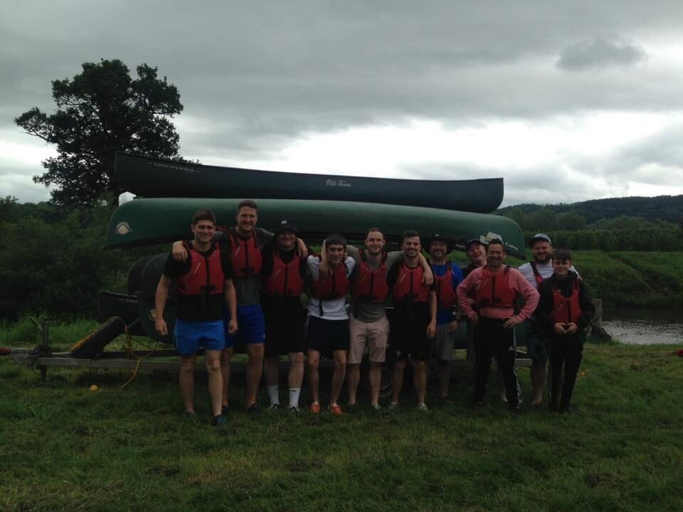 Westfields FC swap the Football Pitch for a day on the River Wye