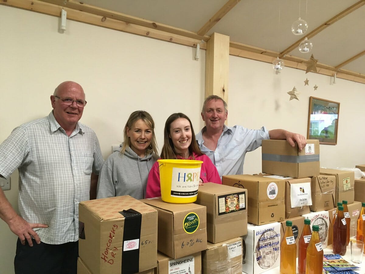 Ross Cider raise £15,000 for Hope