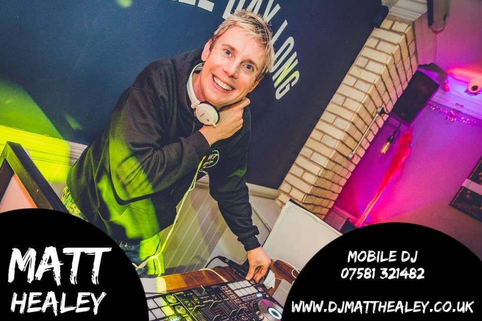 Need a DJ for your party? Book Matt Healey!
