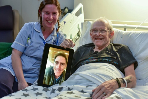 Comedian Rob Brydon sends message to patient at St Michael’s Hospice