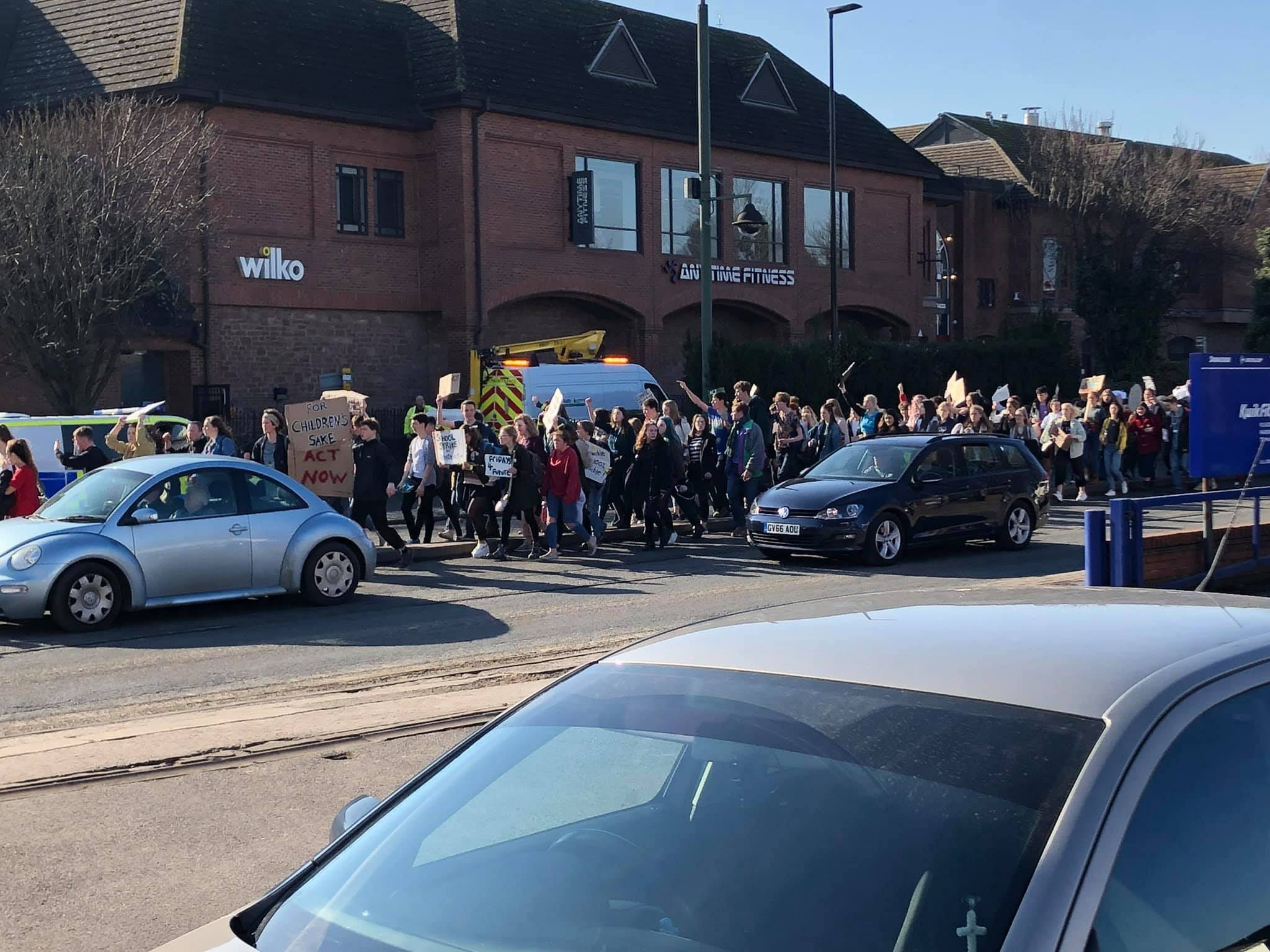 NEWS | Herefordshire students stage protest about lack of action on Climate Change