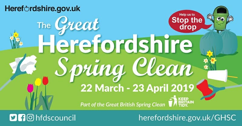 NEWS | Litter pickers across Herefordshire are gearing up for the Great Herefordshire Spring Clean.