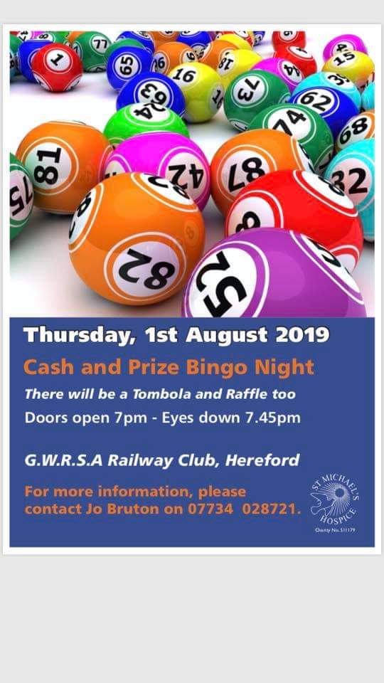 WHAT’S ON? | Cash & Prize Bingo at The Railway Club