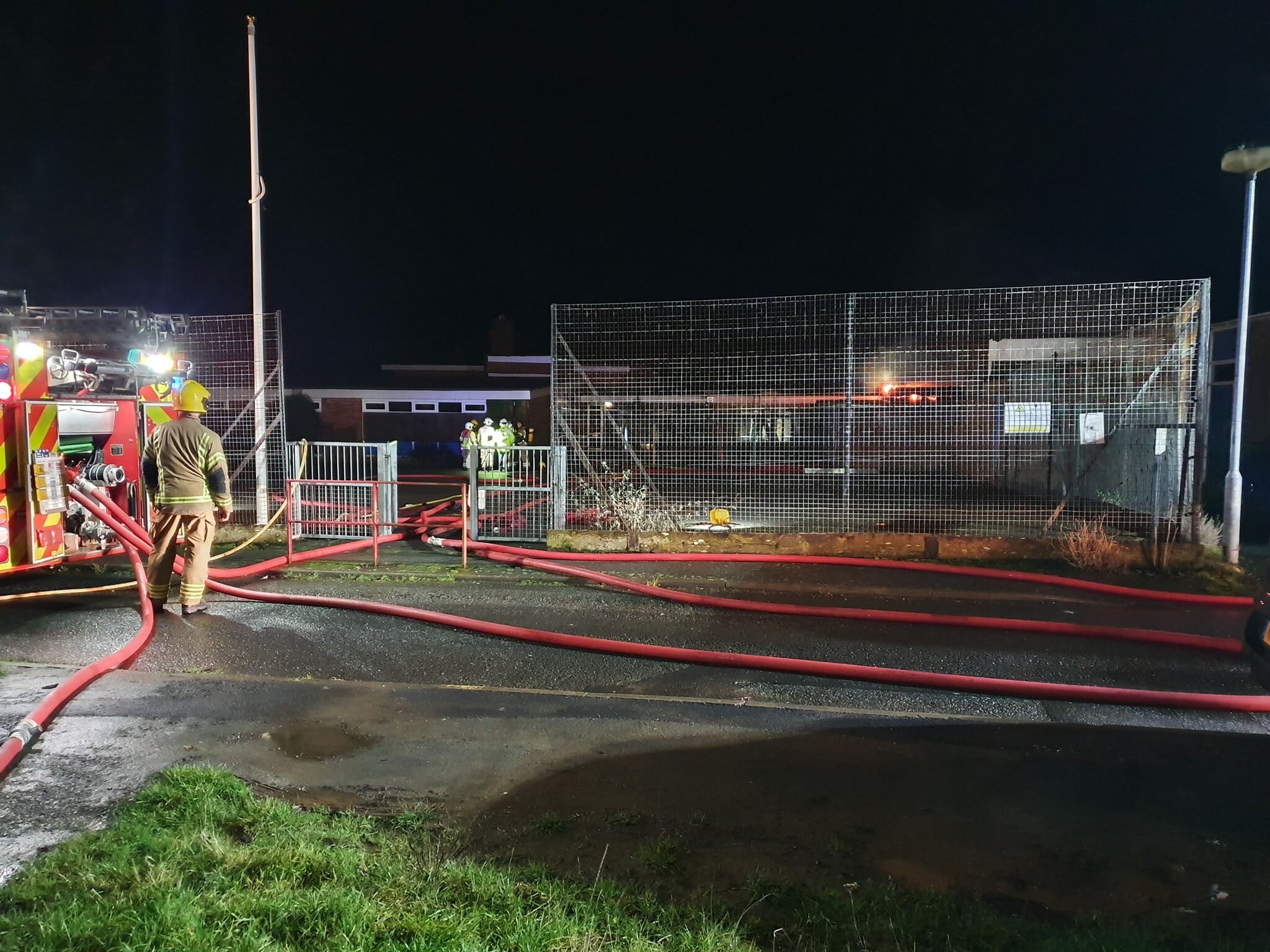 NEWS | Fire destroys former school building in Hereford