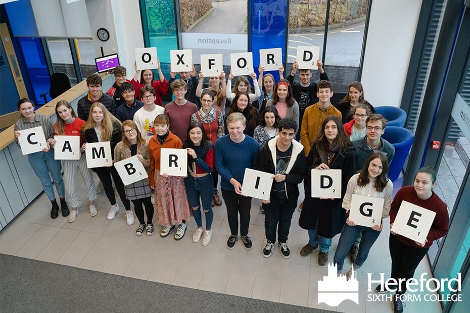 EDUCATION | Hereford Sixth Form College students reach new heights with Oxbridge Success