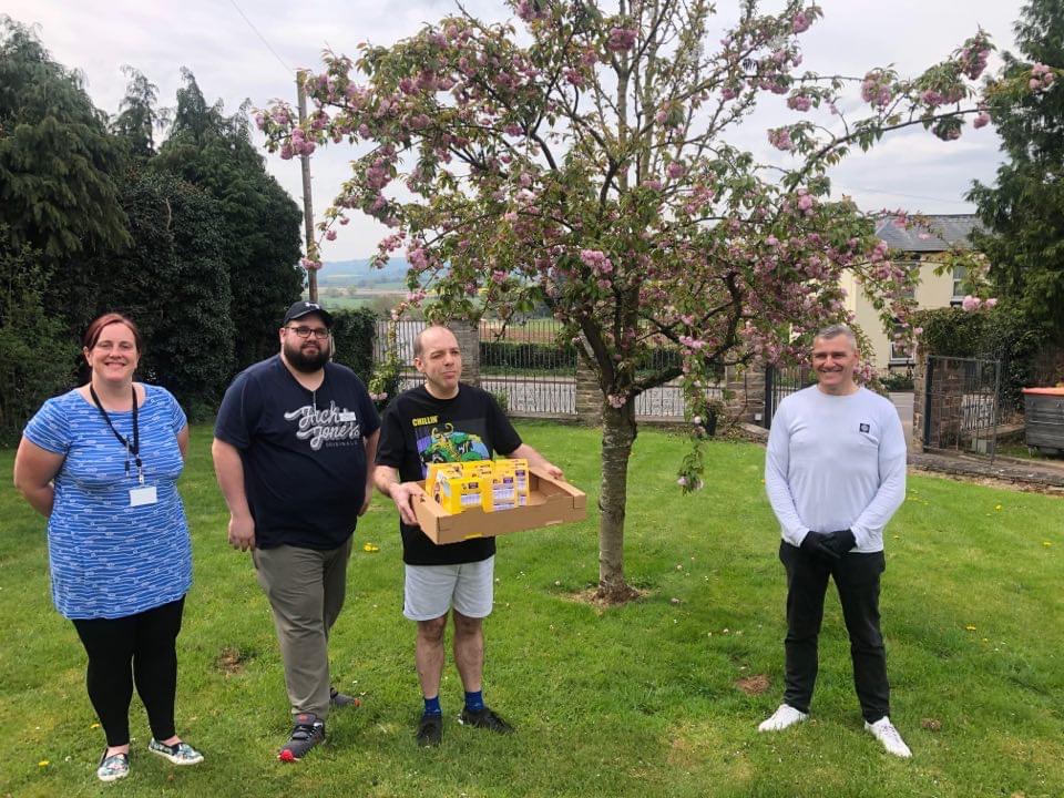 NEWS | Dixie delights Lammas Lodge with a delivery of Easter Eggs