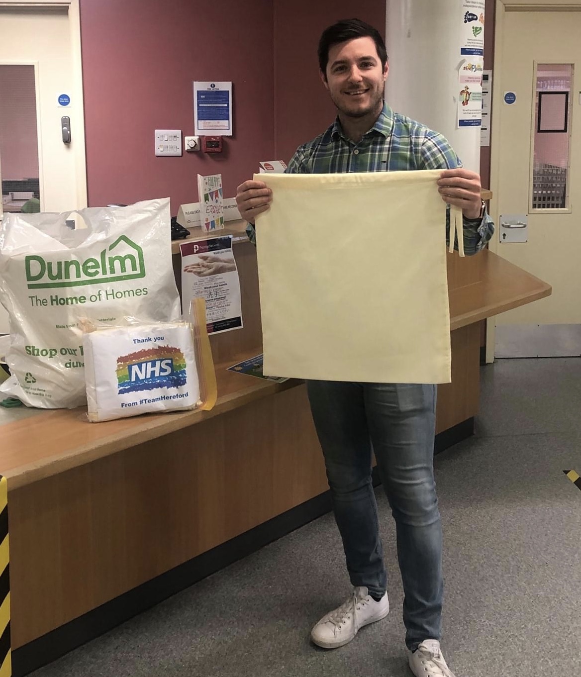 COMMUNITY | Dunelm provides laundry bags for NHS staff