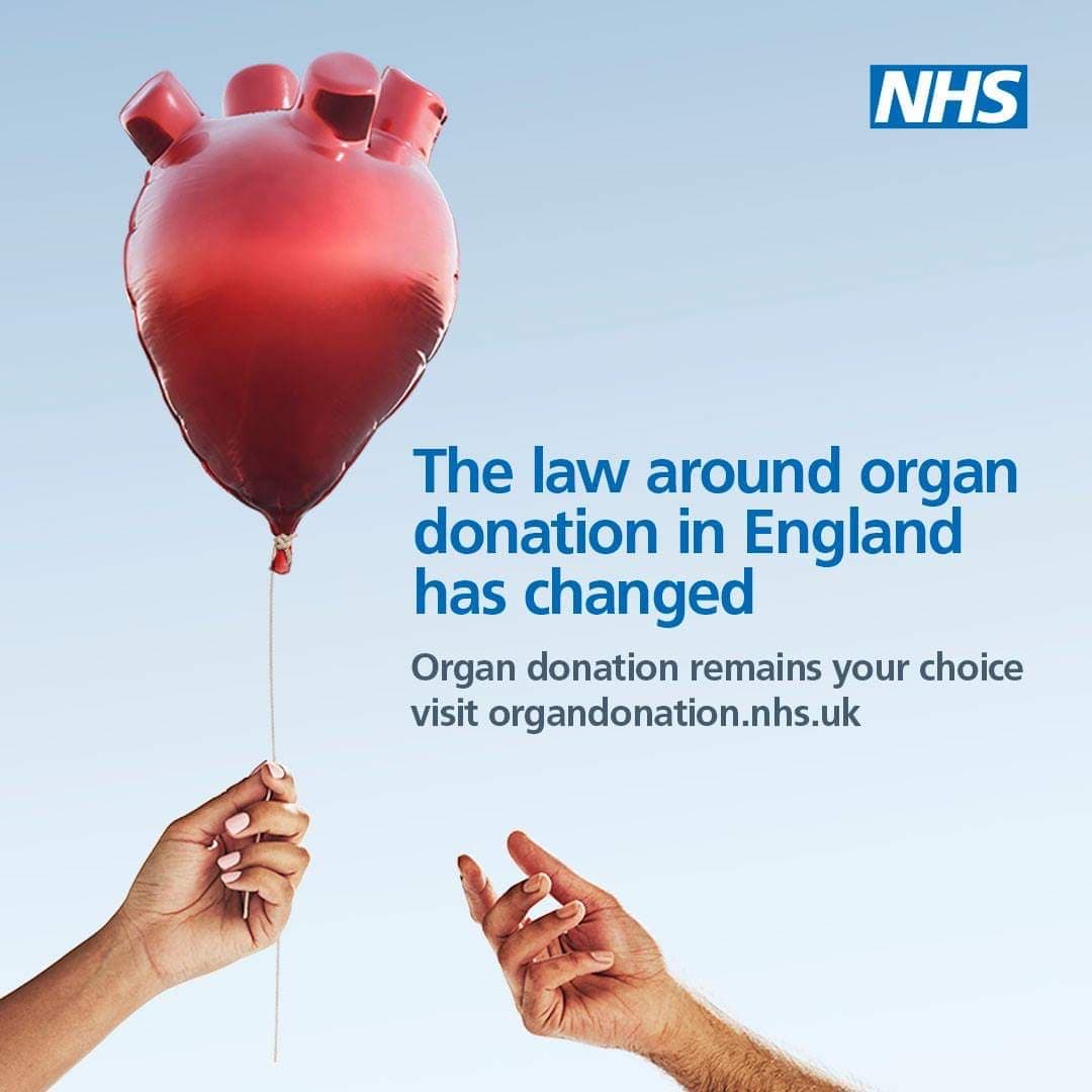 NEWS | Organ donation law in England has changed