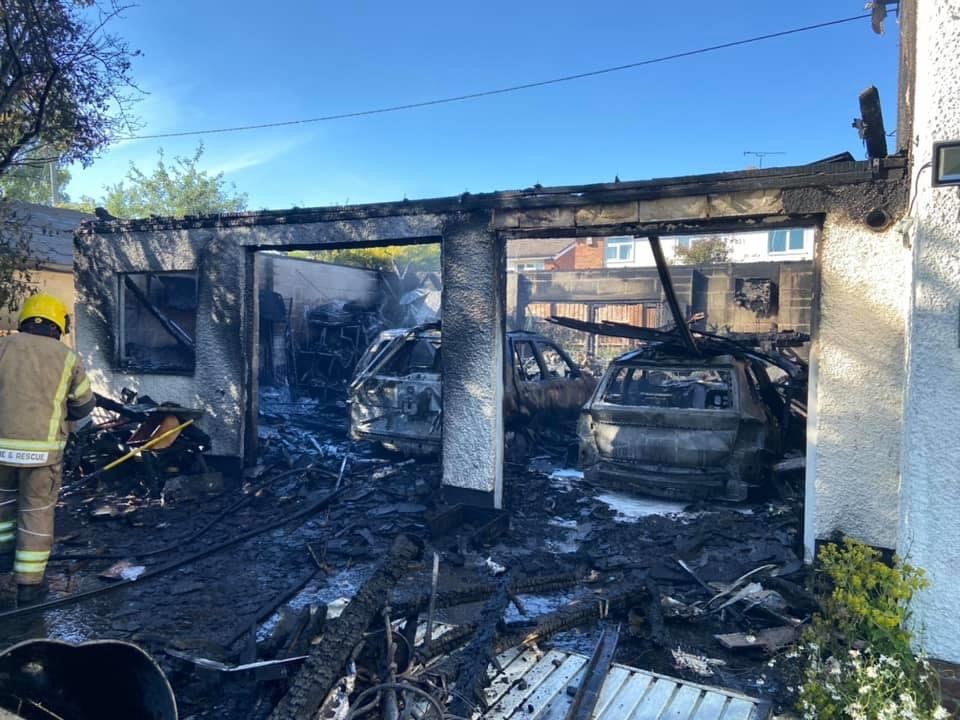 NEWS | Fire destroys garage in Kingstone