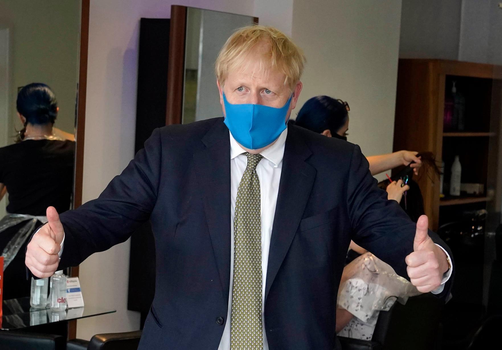 NEWS | Boris Johnson has urged public to wear face masks in shops