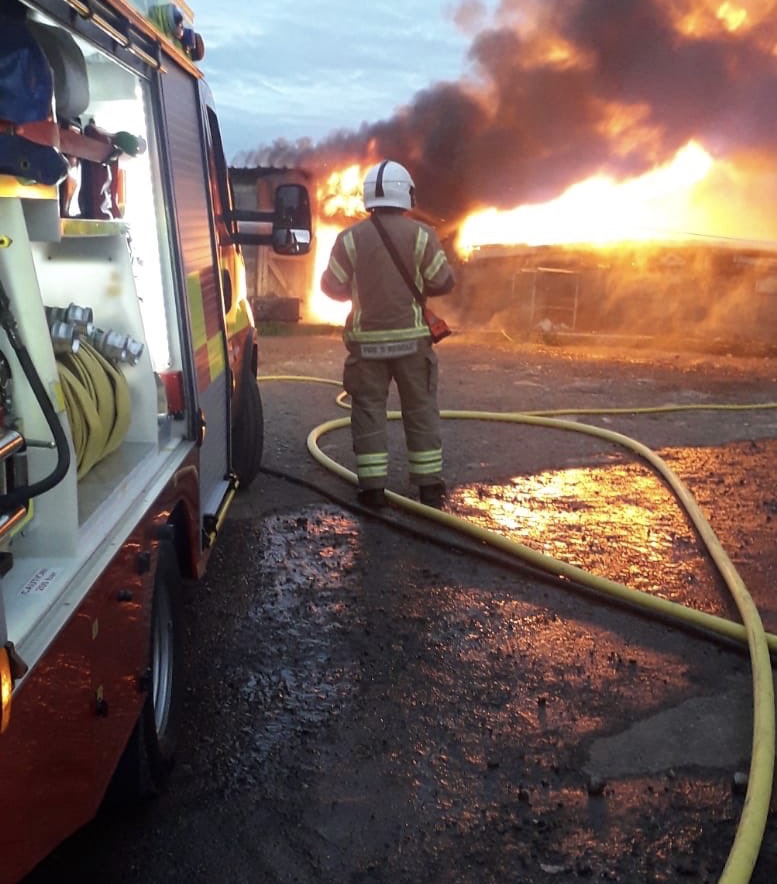 NEWS | Fire crews battle chicken shed fire near Bromyard