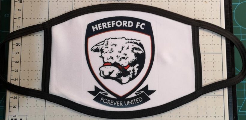 NEWS | Hereford FC Crest Face Masks In Stock Tuesday