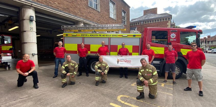 CHARITY | Firefighters raise over £3750 ahead of ten peaks challenge