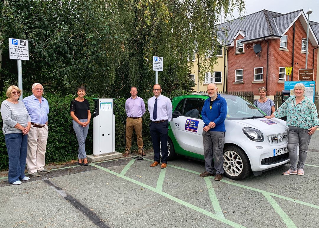 NEWS | Electric Charging Points go live in Powys car parks