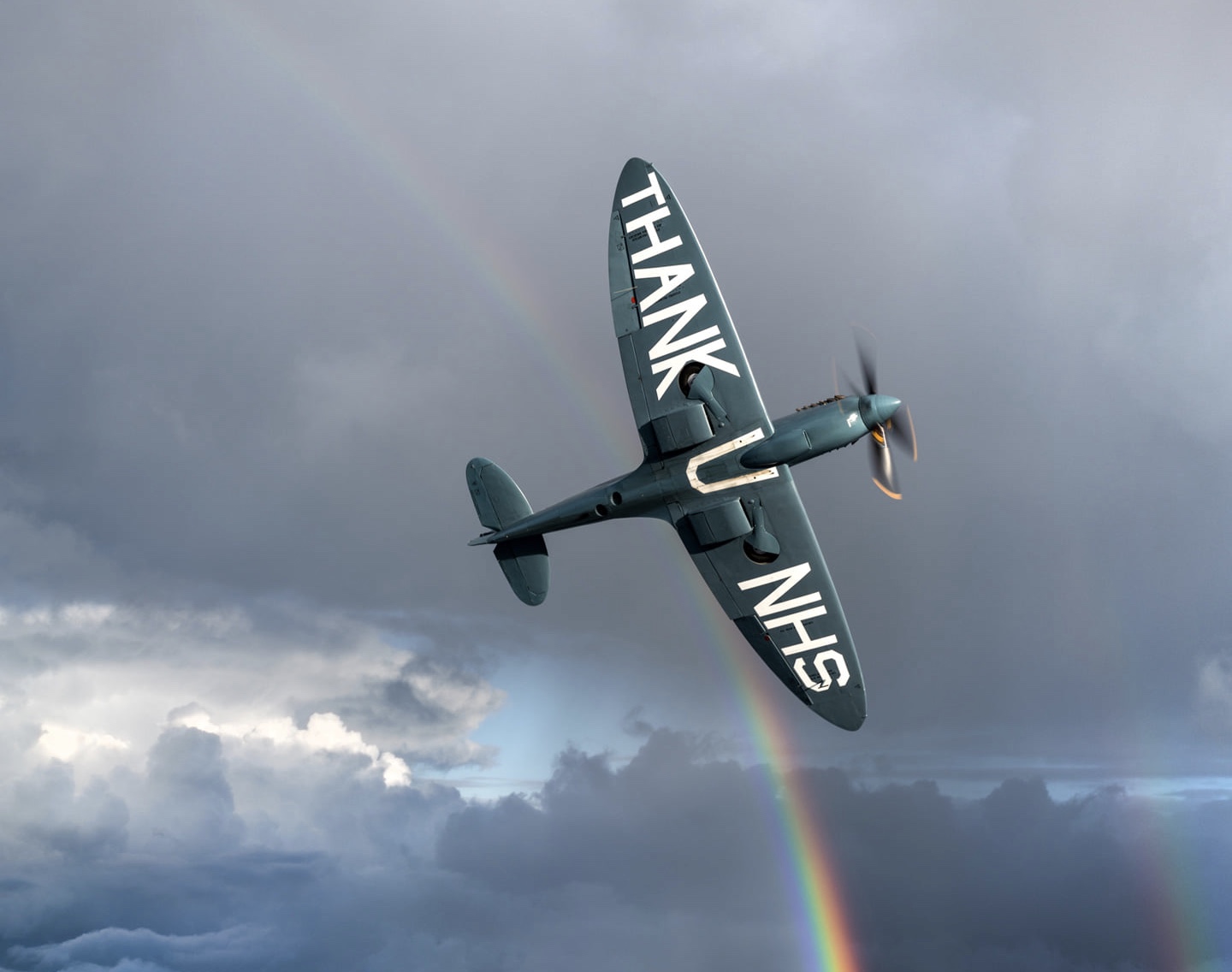 NEWS | Thank You NHS Spitfire to fly over Hereford this morning!