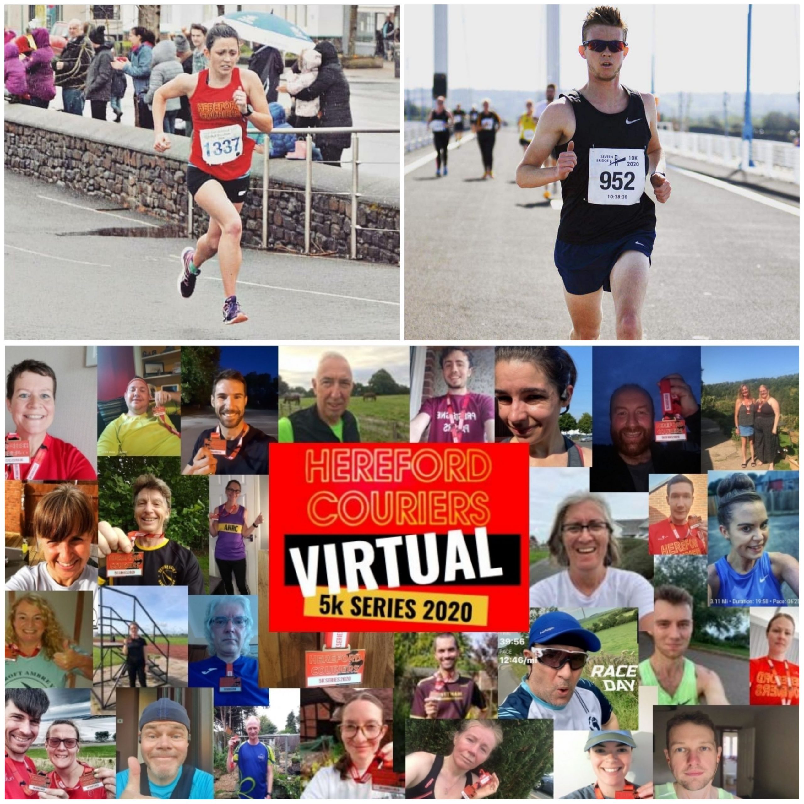 RUNNING | Eliot Taylor and Katie Synge-Curtis come out on top in the 3-race Hereford Couriers Virtual 5k Series