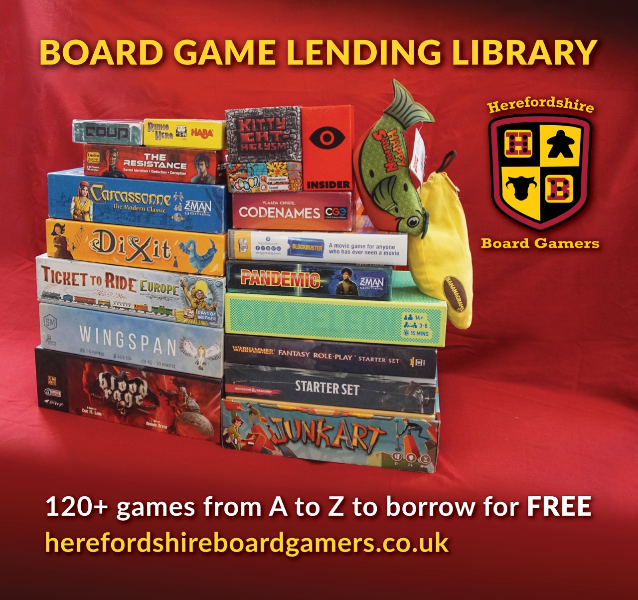 GAMING | Herefordshire Board Gamers invite you to join their weekly online game nights