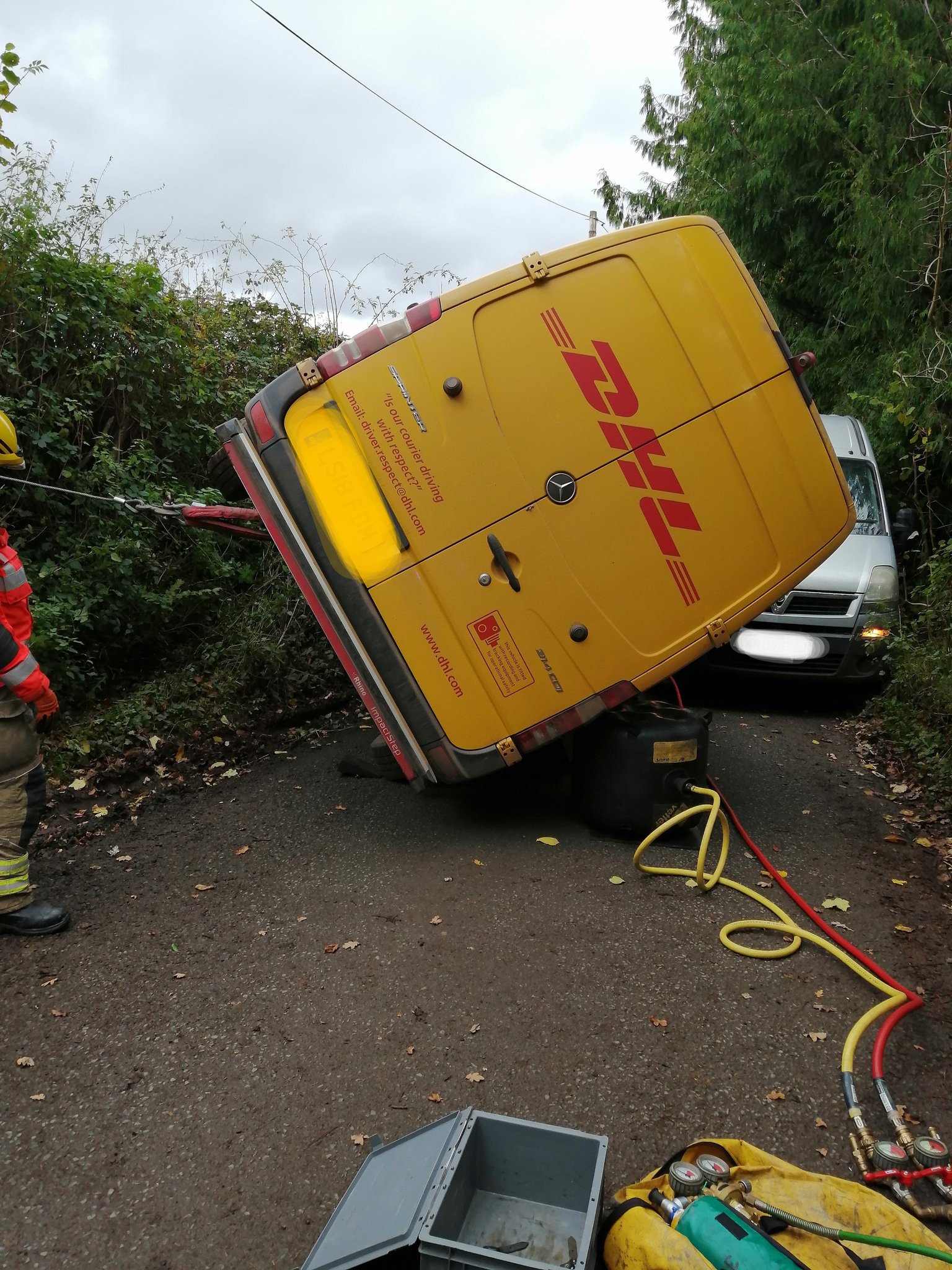 NEWS | Fire crews from Herefordshire attend crash on Dorstone Hill