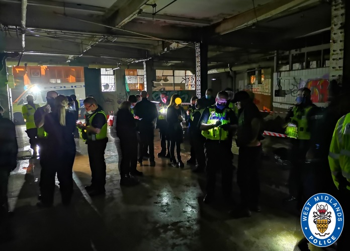 UK NEWS | Over 100 fines issued as Police are pelted with bottles at illegal rave