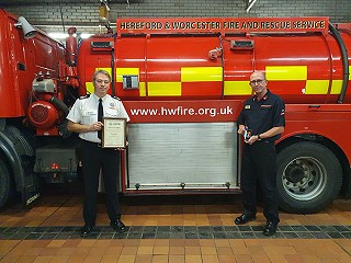 NEWS | Leominster firefighters honoured for their service to the community