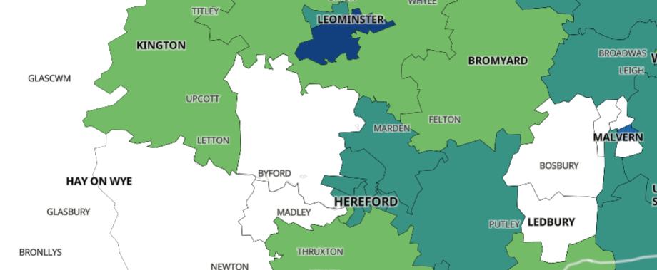 NEWS | Herefordshire’s COVID-19 infection rate falls to 56.5 cases per 100,000 population