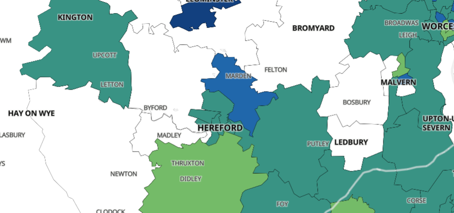 NEWS | Herefordshire now has one of the lowest COVID-19 infection rates in England