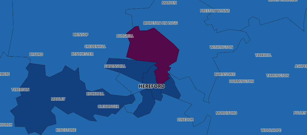 BREAKING | One area of Hereford now has a COVID-19 infection rate of over 600 cases per 100,000 population