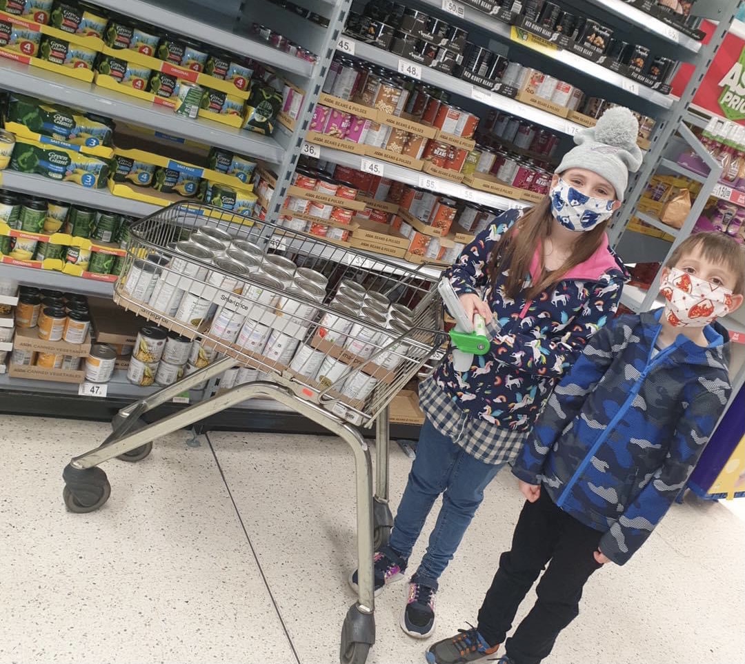 COMMUNITY | Two children decide to spend pocket money on a donation to Hereford Food Bank