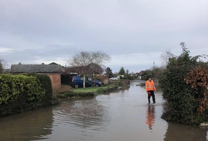 NEWS | Burst water main causes flooding in Herefordshire village