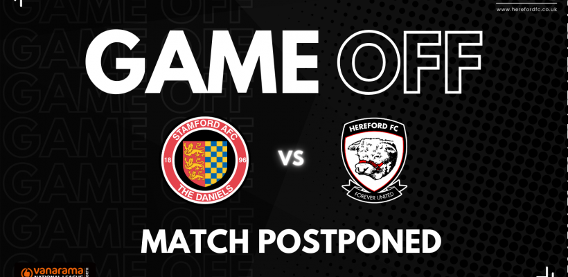 FOOTBALL | Bulls FA Trophy tie postponed due to waterlogged pitch