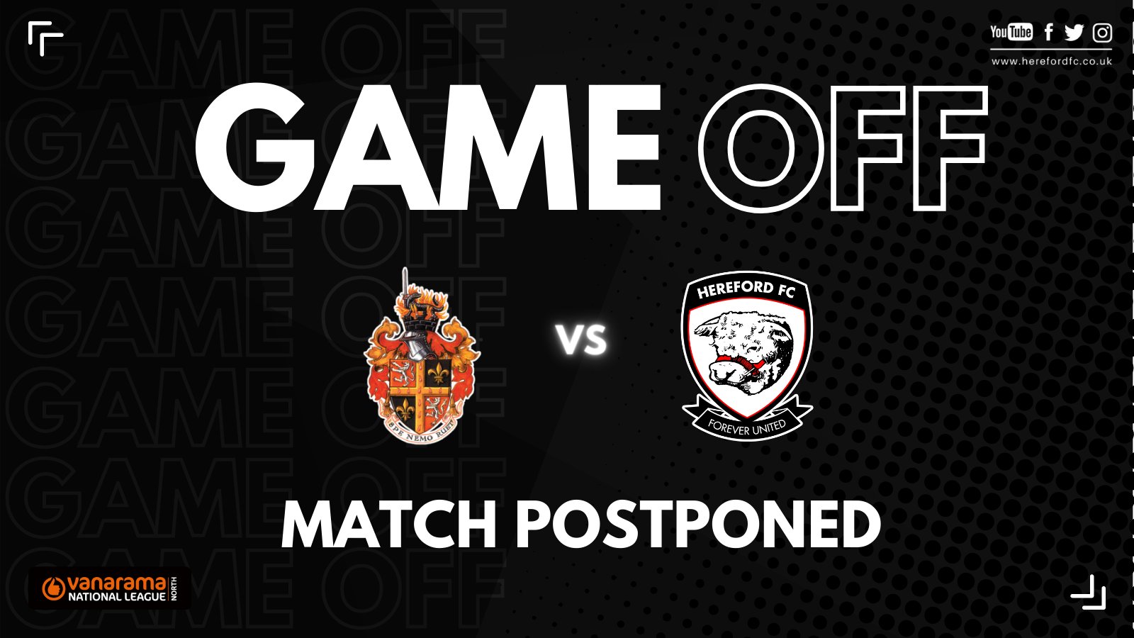FOOTBALL | Bulls trip to Spennymoor postponed after positive COVID-19 tests