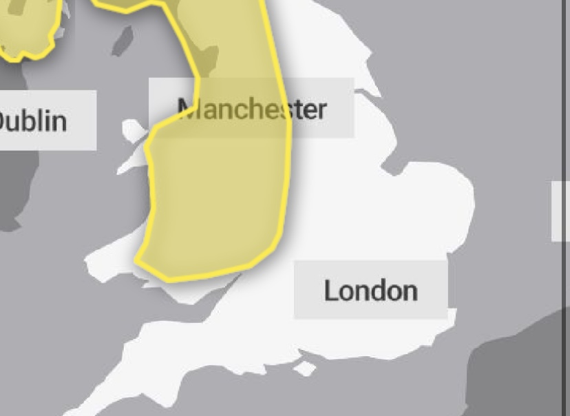 WEATHER WARNING | Snow and Ice warning for Saturday