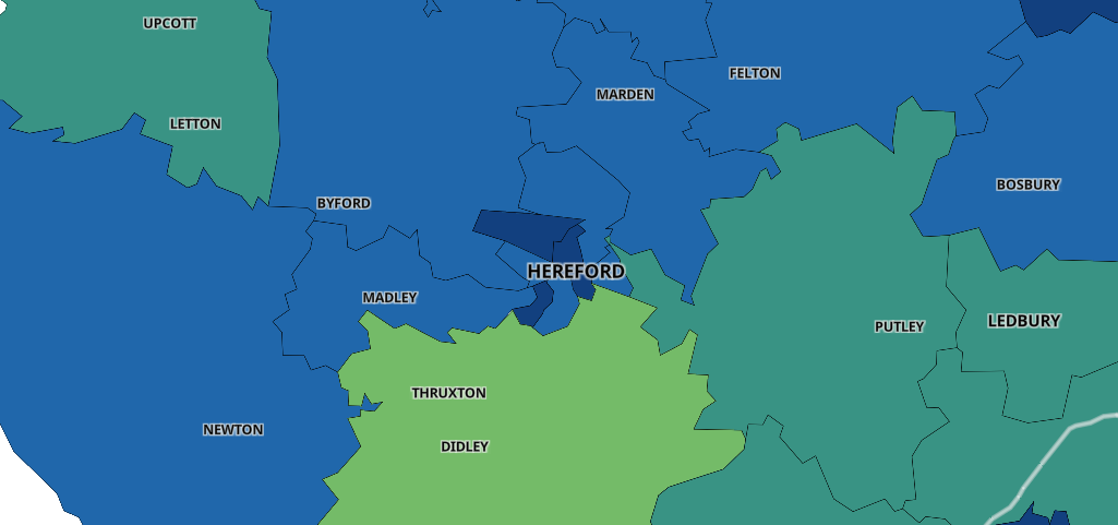 NEWS | Herefordshire’s COVID-19 infection rate falls – CHECK YOUR AREA NOW