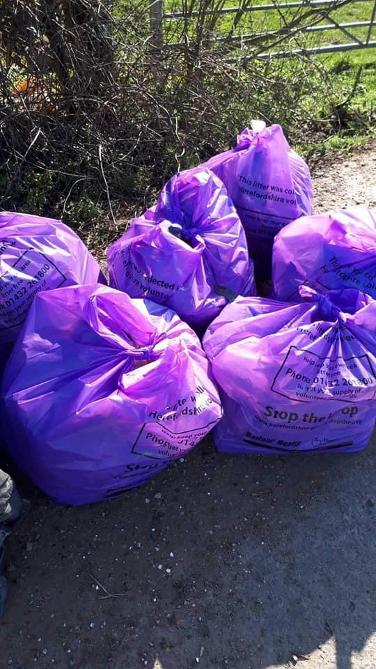 COMMUNITY | WOW! Hereford Clean Up Group Volunteers collected over 750 bags of litter in February