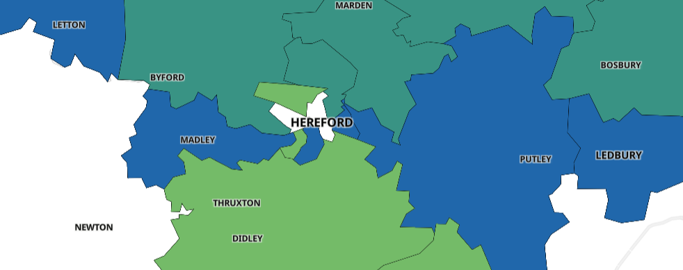 NEWS | Herefordshire’s COVID-19 infection rate falling rapidly – CHECK YOUR AREA
