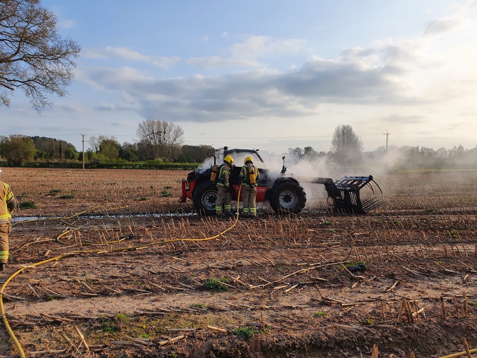 NEWS | Fire crews attend tractor fire in North Herefordshire