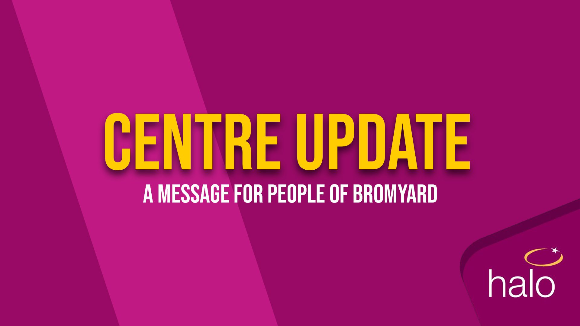 NEWS | Update on the repair work to The Bromyard Centre