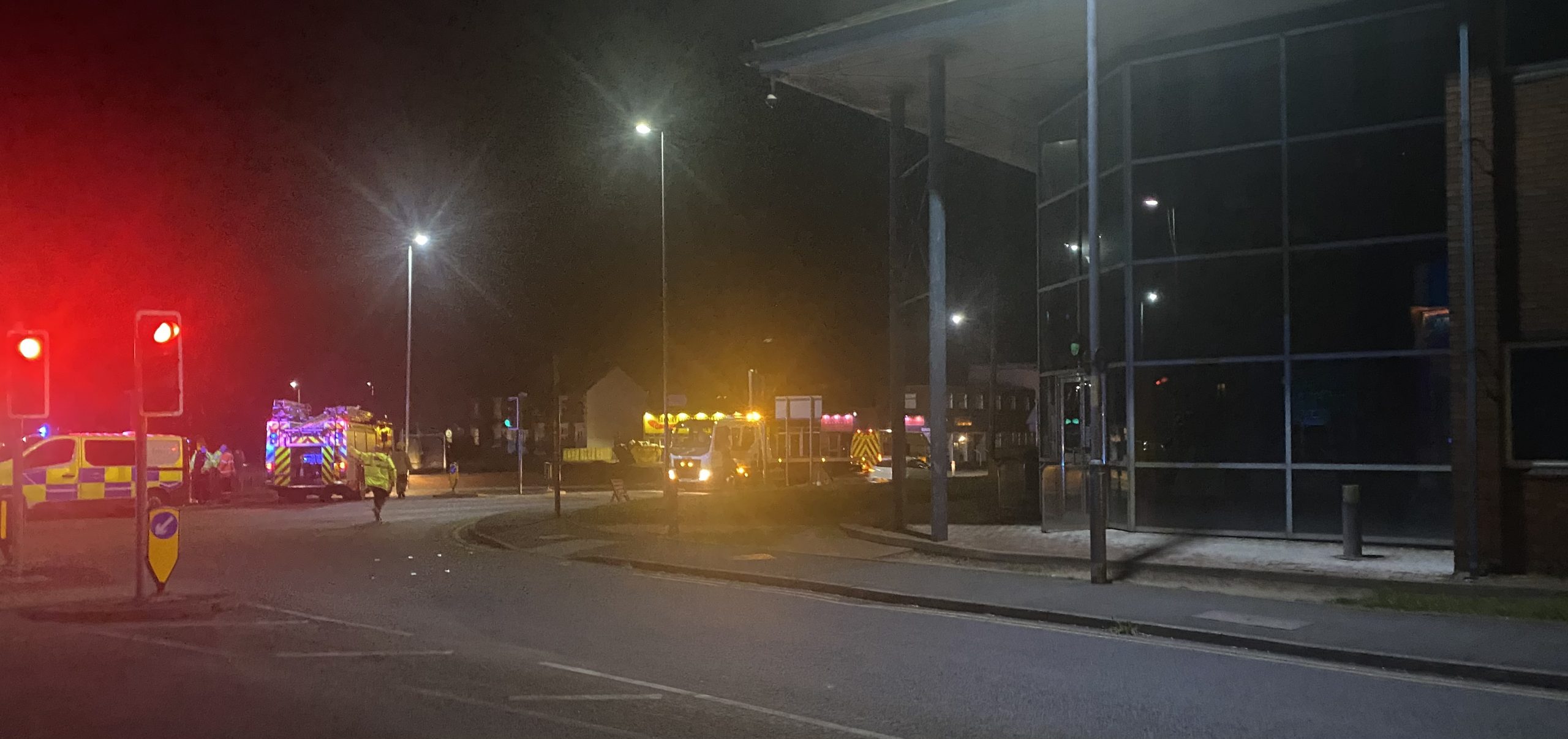 NEWS | Whitecross Road in Hereford blocked by RTC near junction for Aldi