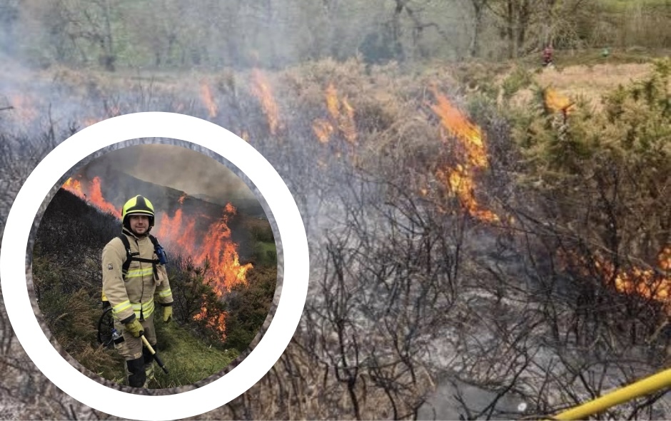NEWS | Fire crews called to a hill fire near Herefordshire border