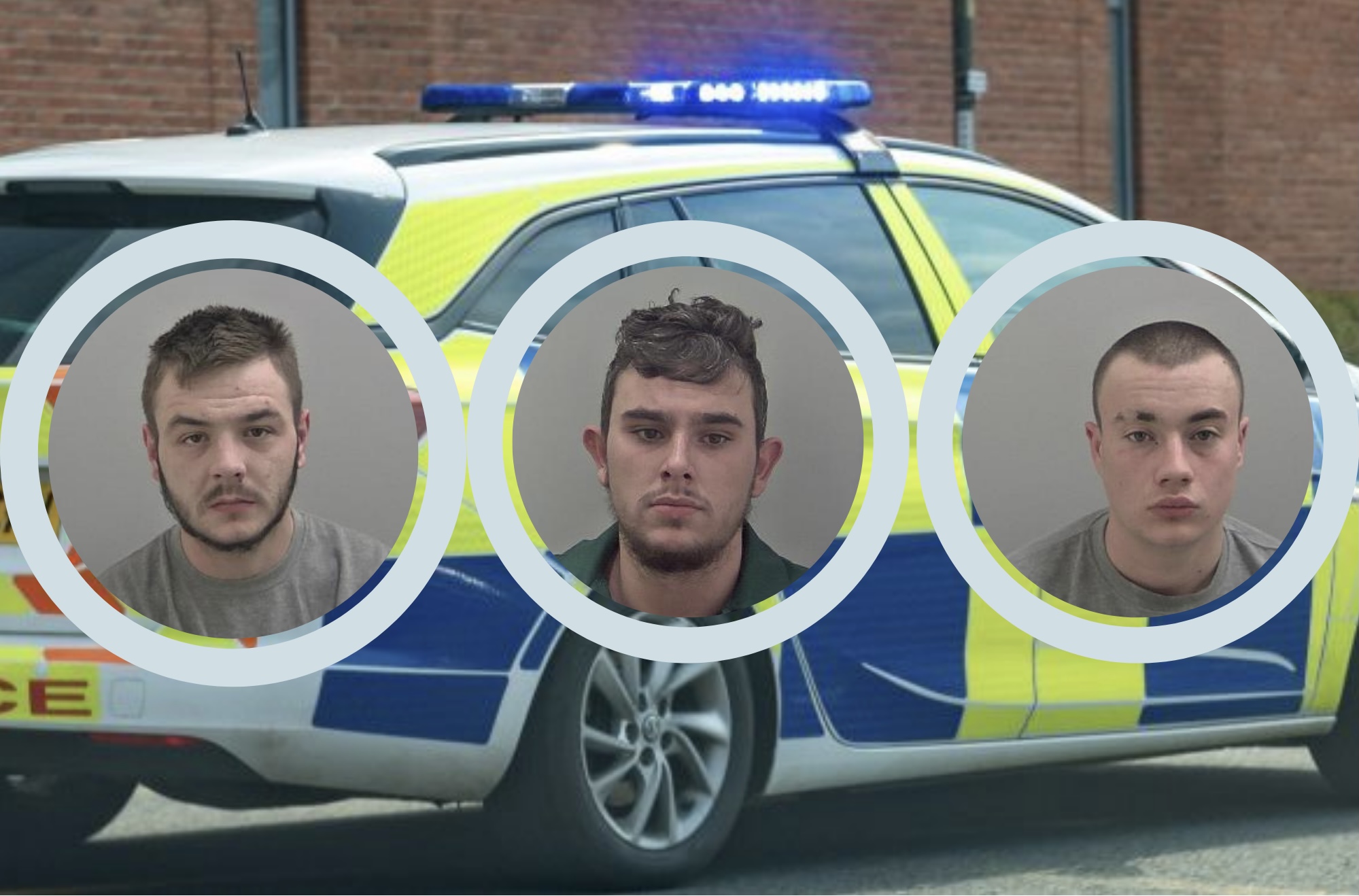 NEWS | Three men sentenced after shot fired at police car