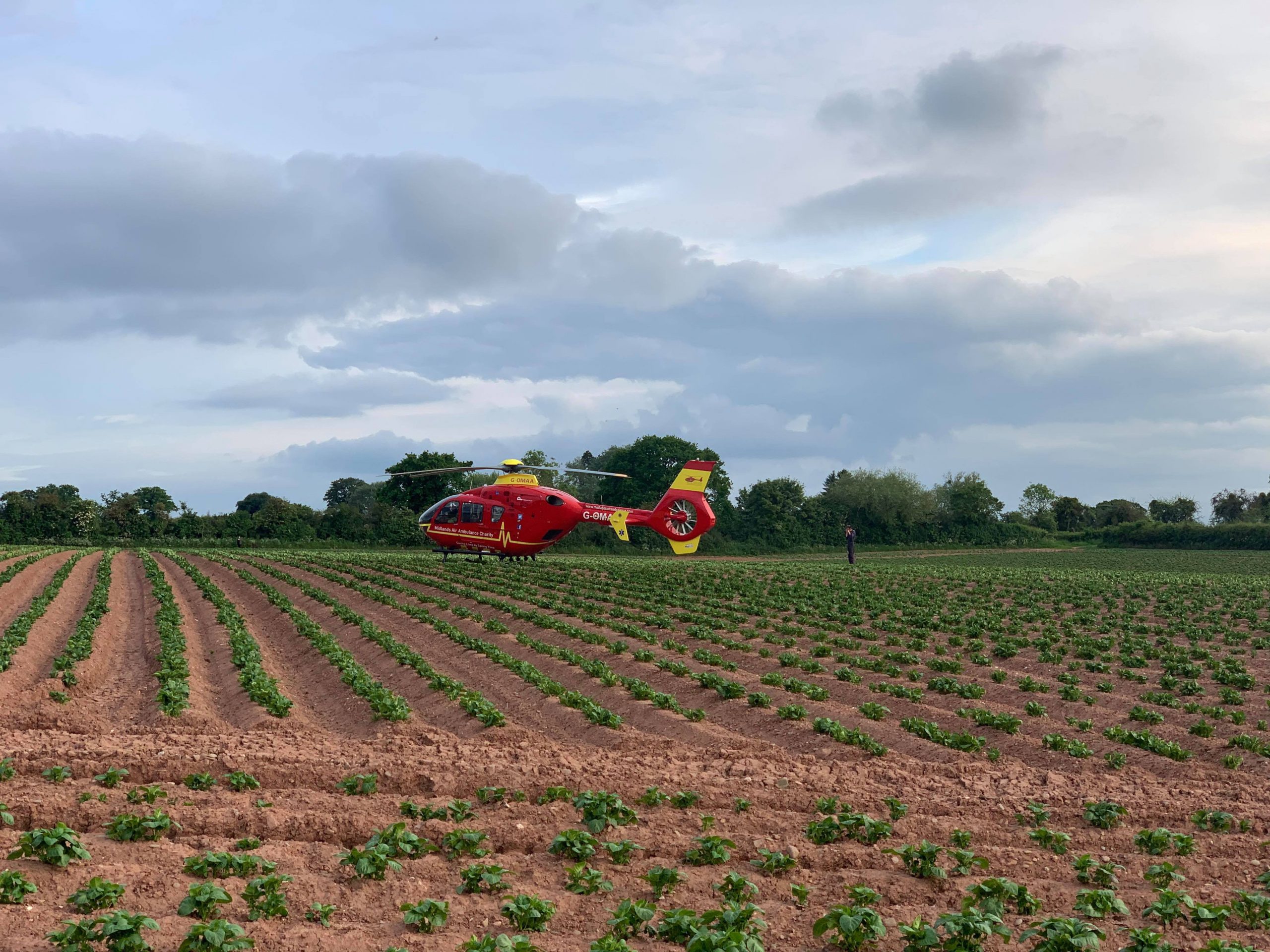 NEWS | Air Ambulance lands in Hereford