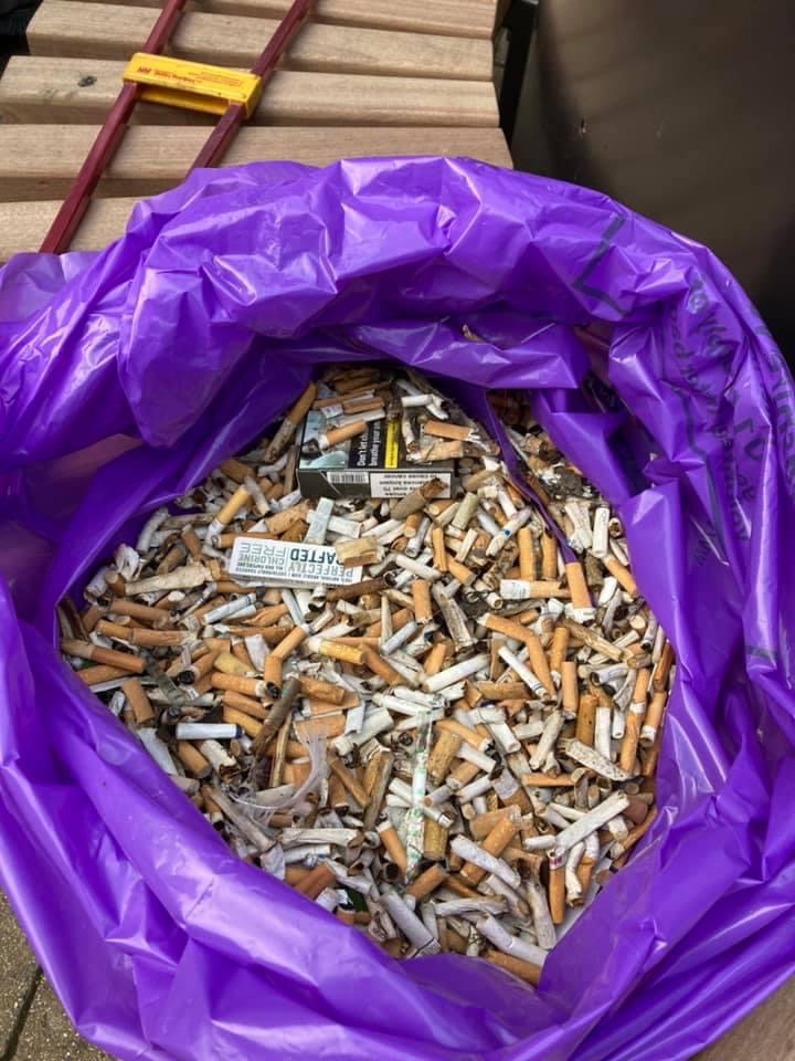 NEWS | Volunteers clear thousands of cigarette butts from streets in Hereford