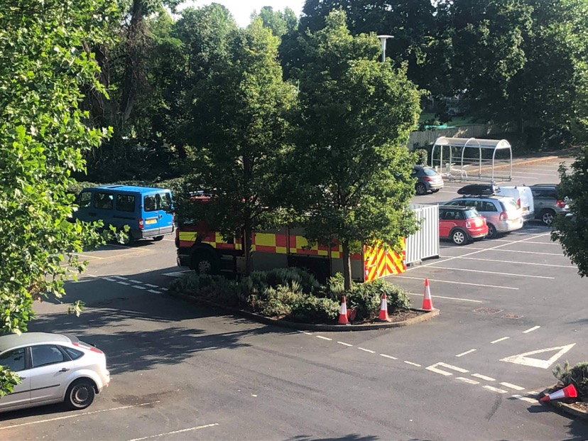 NEWS | Fire crews act quickly to put out fire under Greyfriars Bridge in Hereford