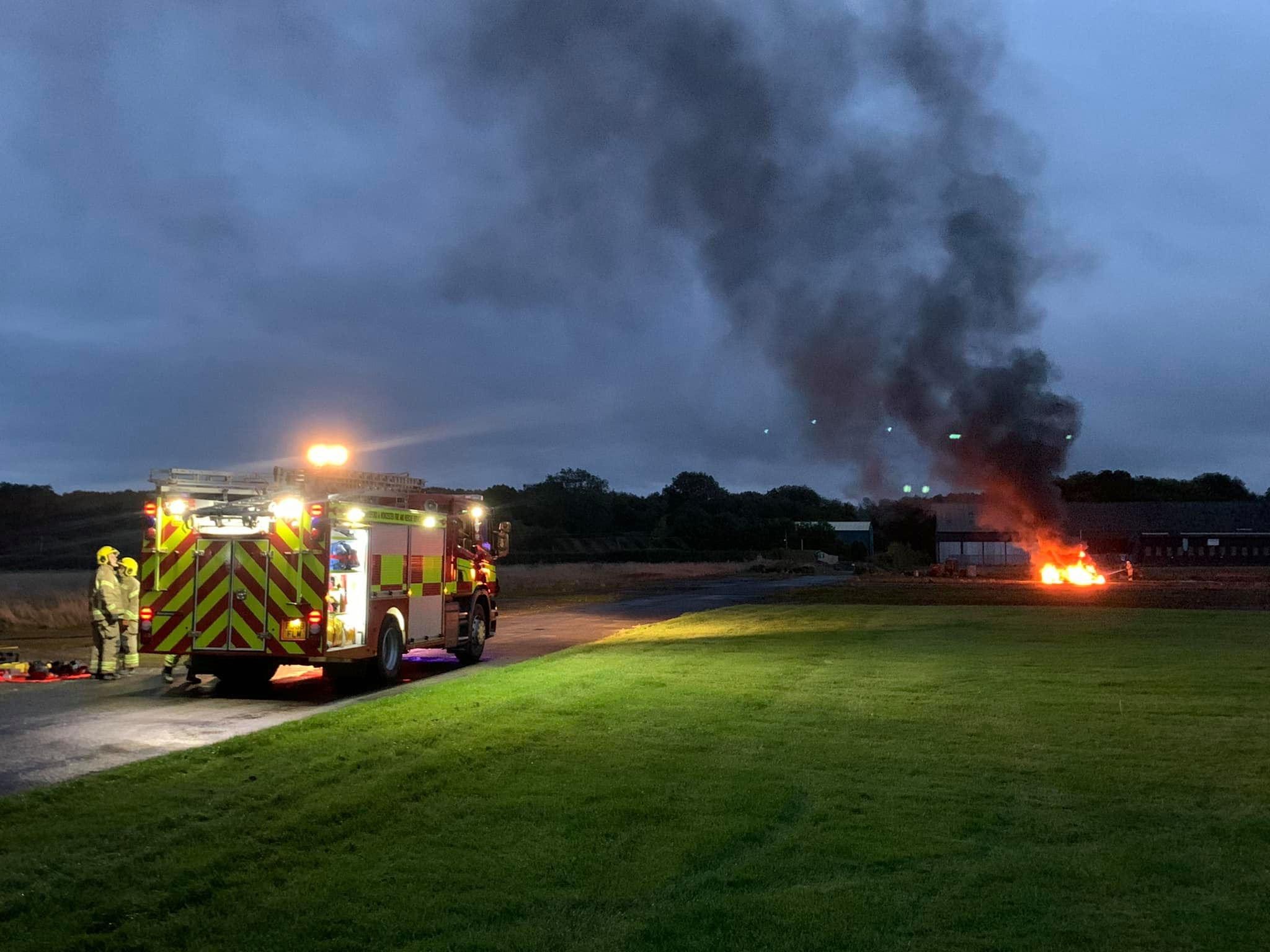NEWS | This is why fire crews from Herefordshire were at Shobdon Airfield last night