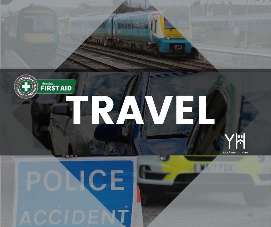 TRAVEL | Delays due to a collision near Asda in Hereford