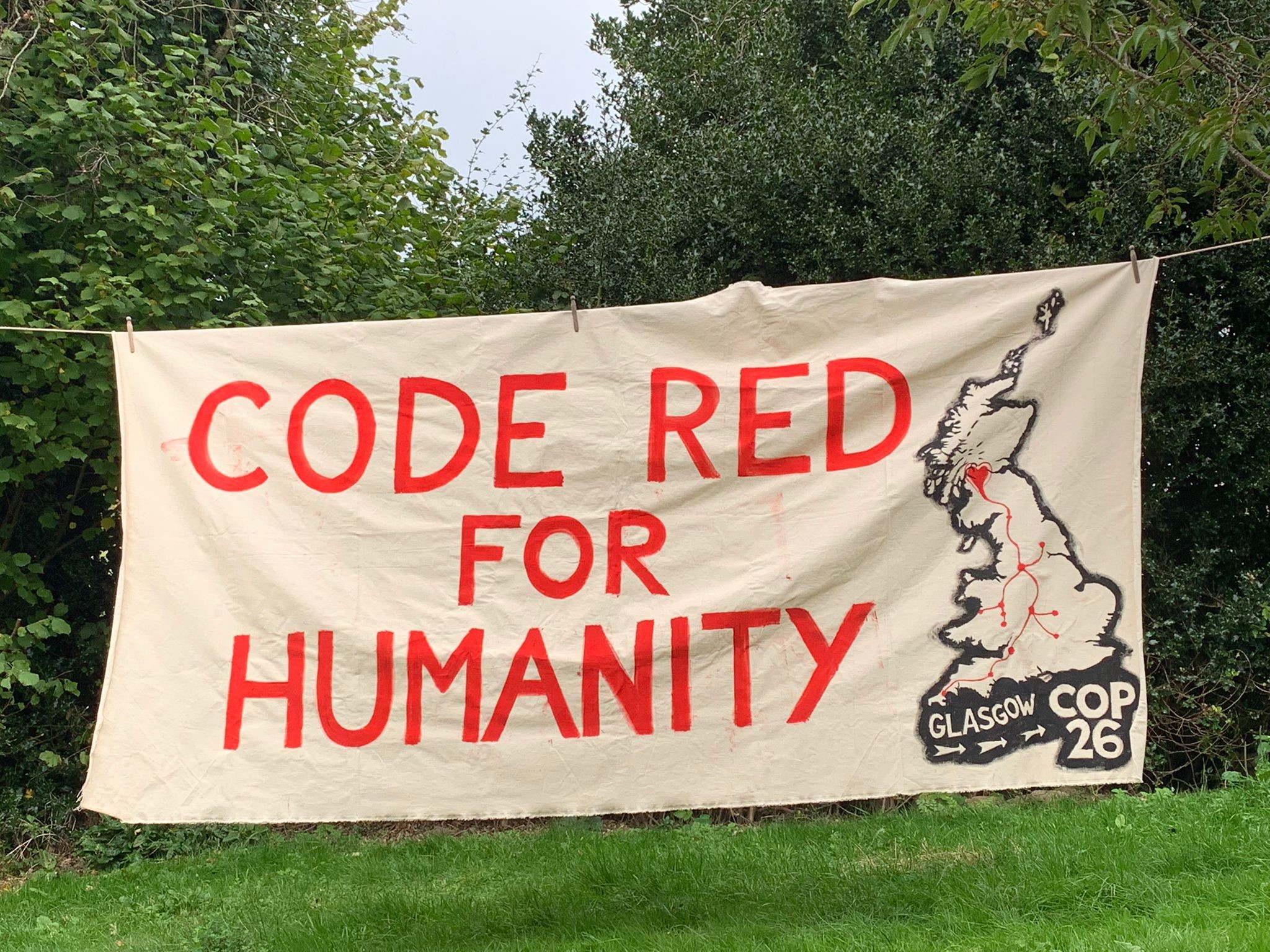 NEWS | Climate activists from Hereford and Ludlow to join Red Rebel Silent Three-Day Pilgrimage to COP26 in Glasgow