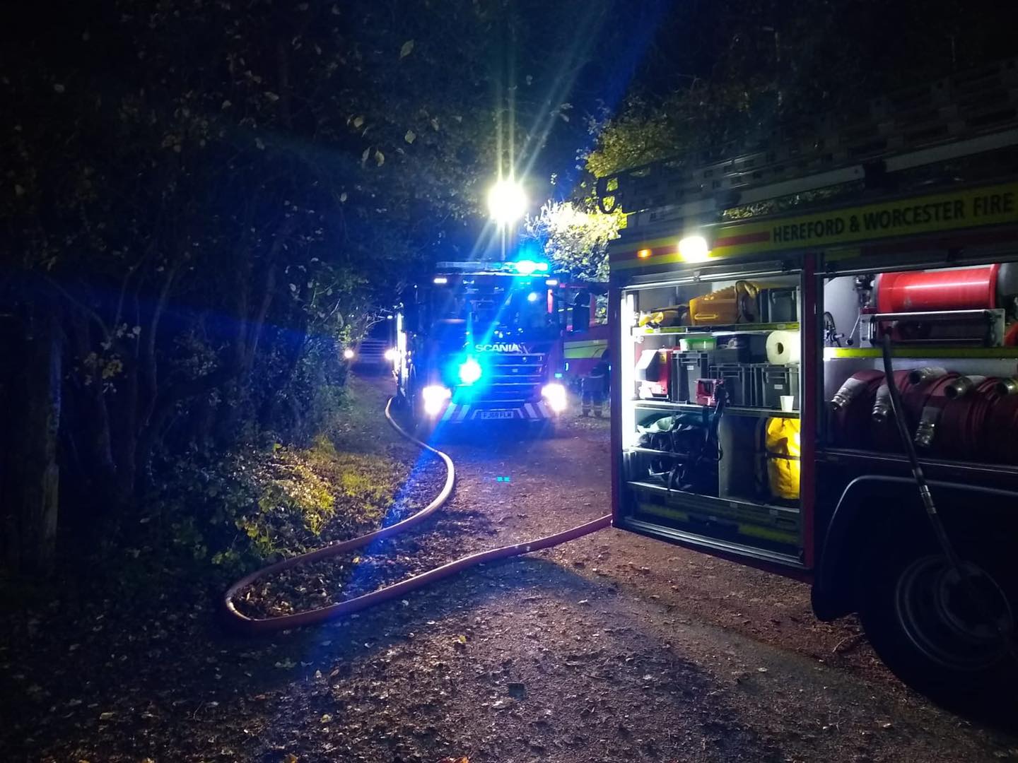 NEWS | Fire crews from across North Herefordshire tackle house fire near Leominster