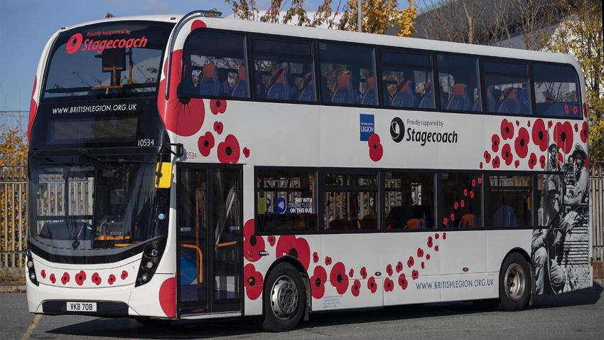NEWS | Stagecoach announces free travel for veterans and the military on Remembrance Day and Remembrance Sunday